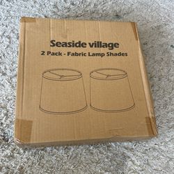 Fabric lamp shades - BRAND NEW 