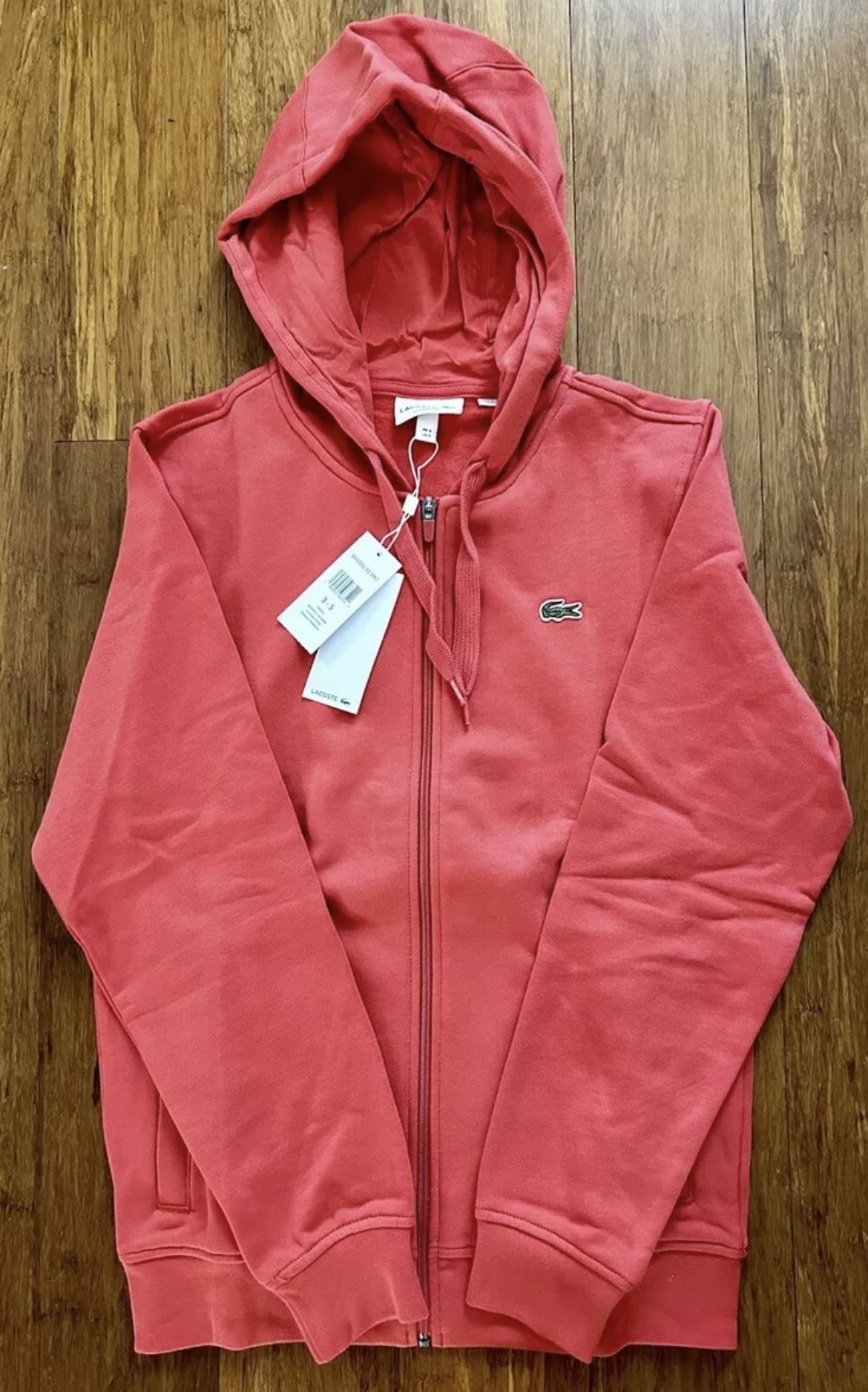 NWT LACOSTE Men’s HOODIE JACKET! CLASSIC FIT! SIZE 3/SMALL! $145!