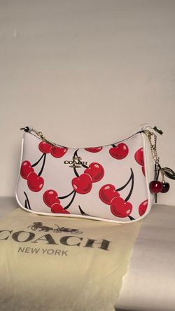 Coach Cherry Print Shoulder Bag