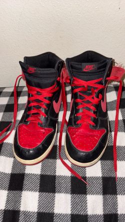 Nike Dunk High CMFT "Bred" -University Red- Size 12