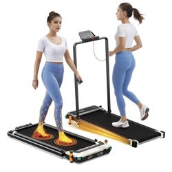Brand New in sealed box 2-in-1Foldable Treadmill w/Handle & Foot Massage–330lb Capacity-From Bestbuy