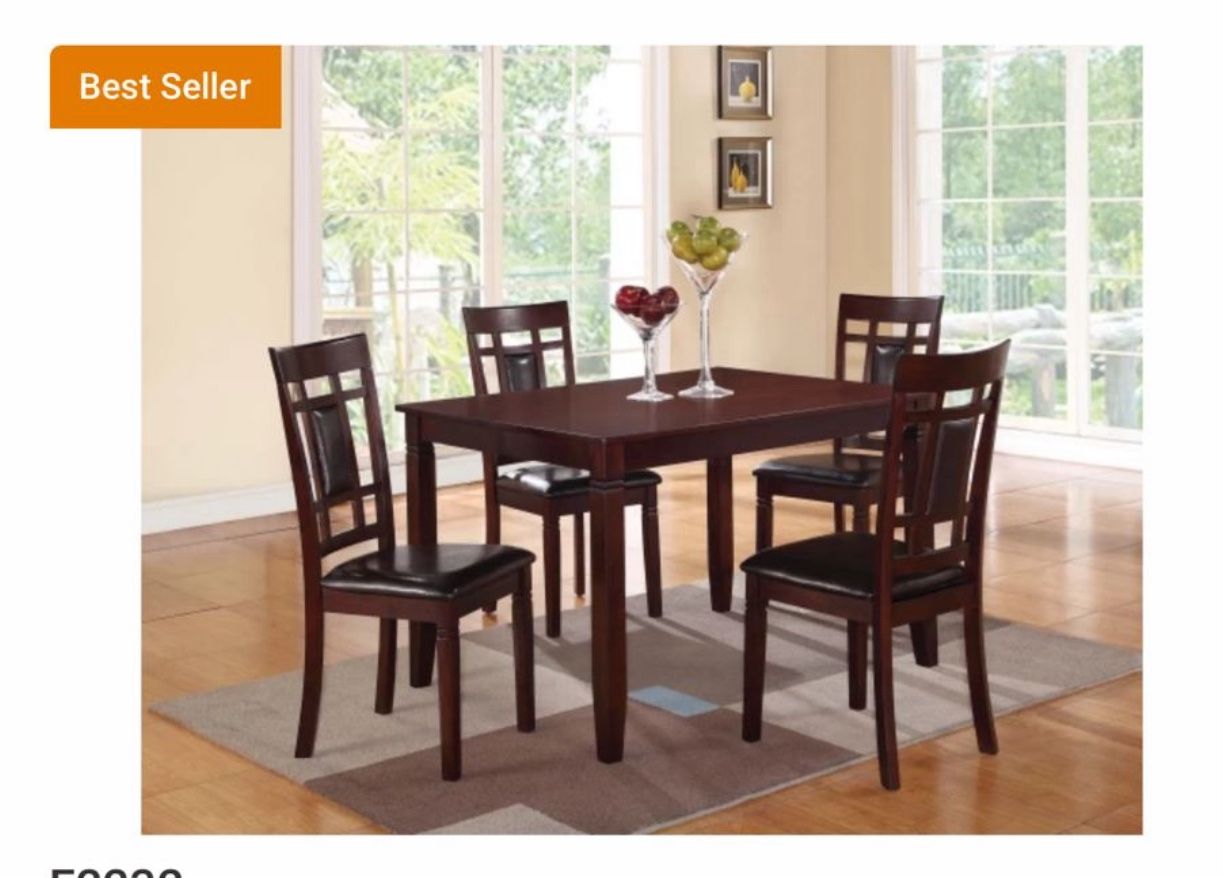 Beautiful dining table with four chairs