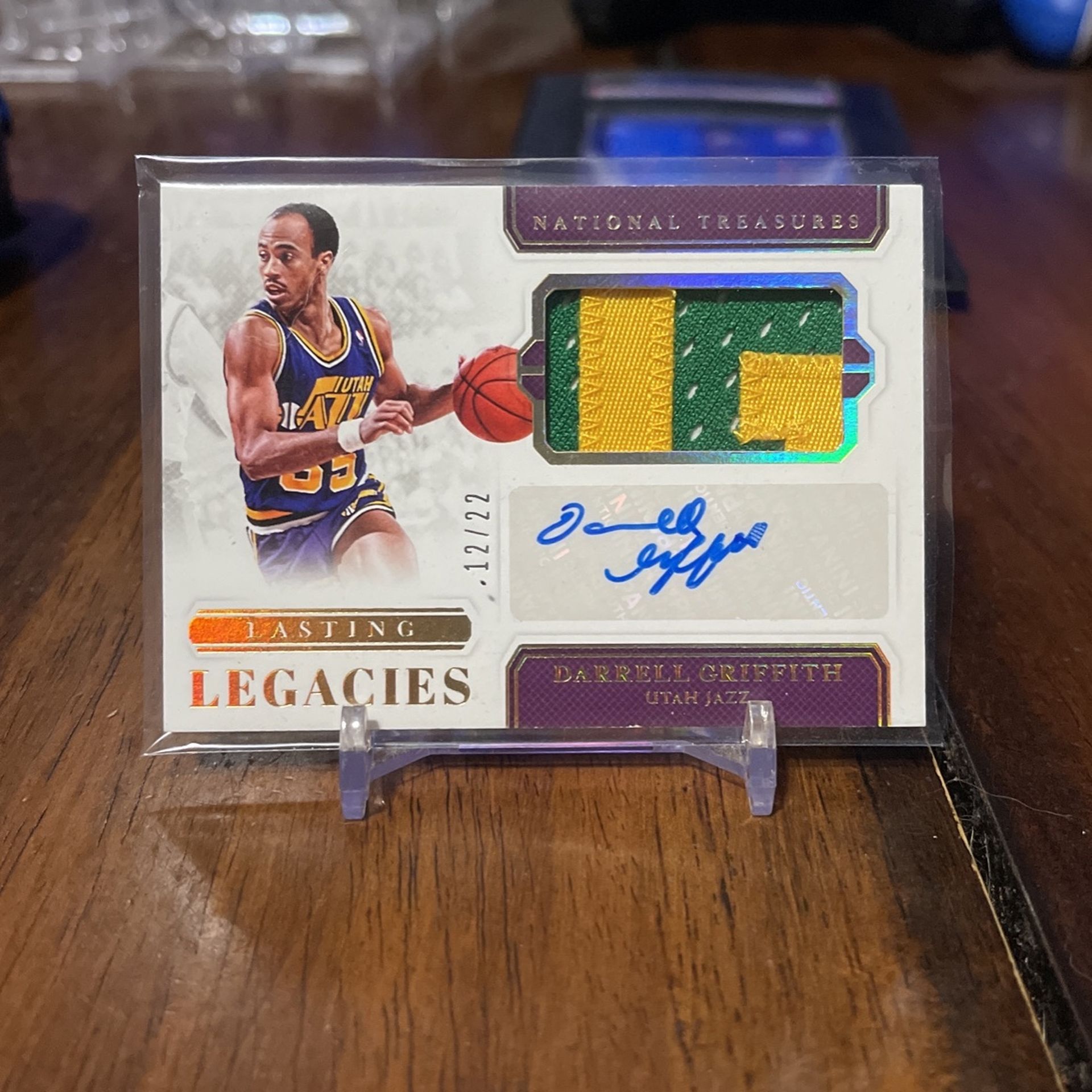 Darrell Griffith Auto Patch /22 Basketball Card