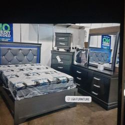 Brand New Complete Black Bedroom Set Are Available With Free Delivery And Cash On Delivery 