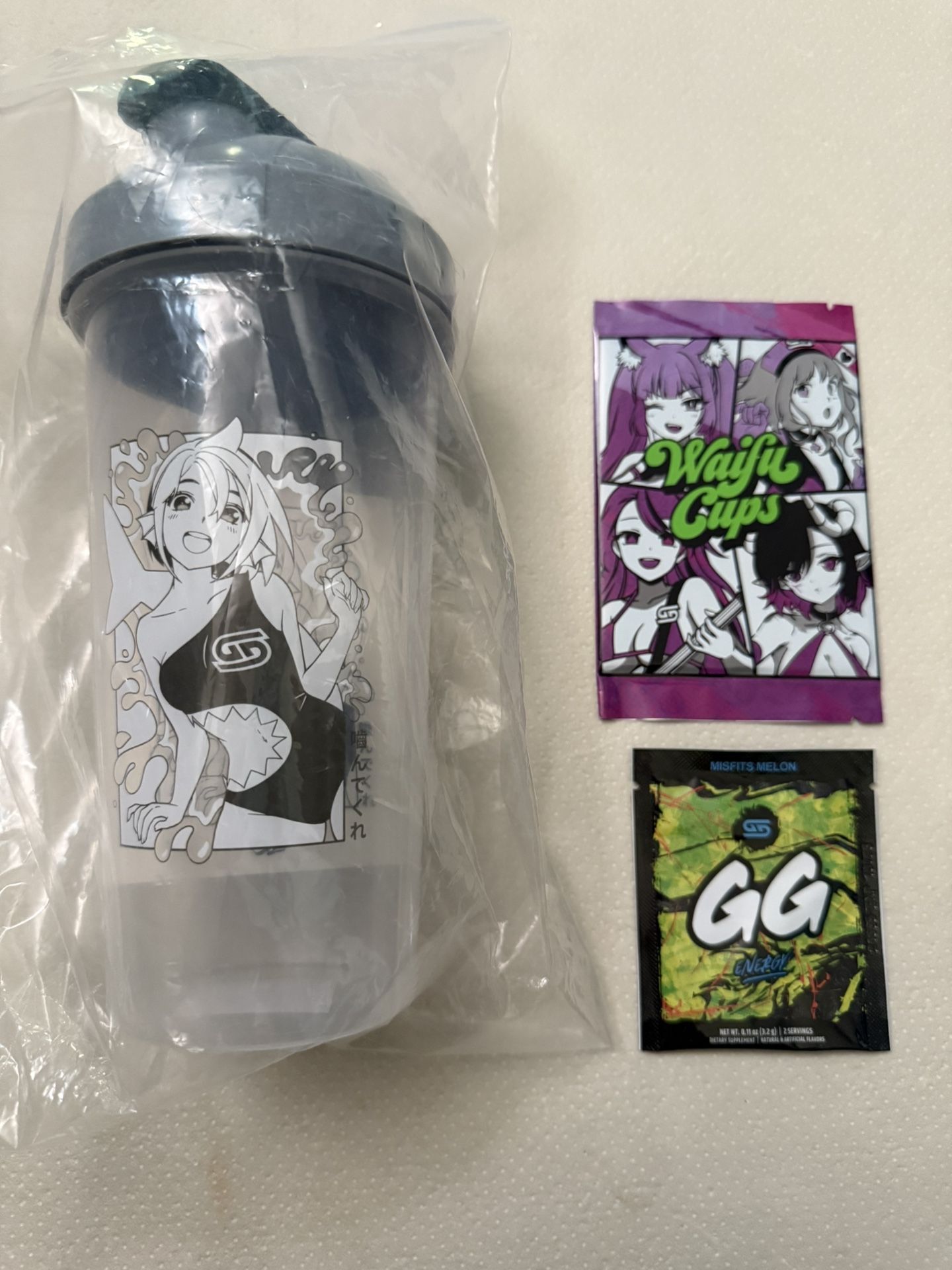 GamerSupps Waifu Cup S3.3: Shark Girl w/Rare Waifu Cups Pack NEW SELL/TRADE