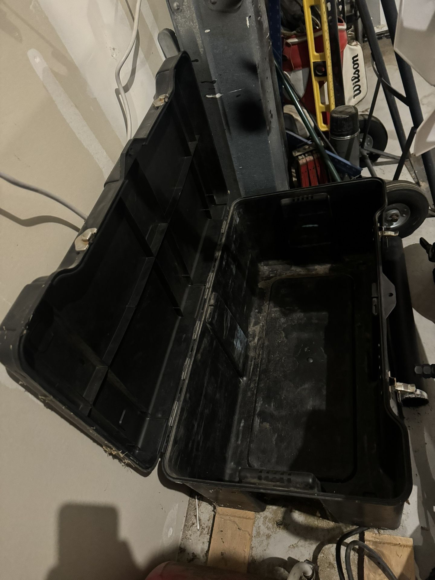 Large Black Tool Tote