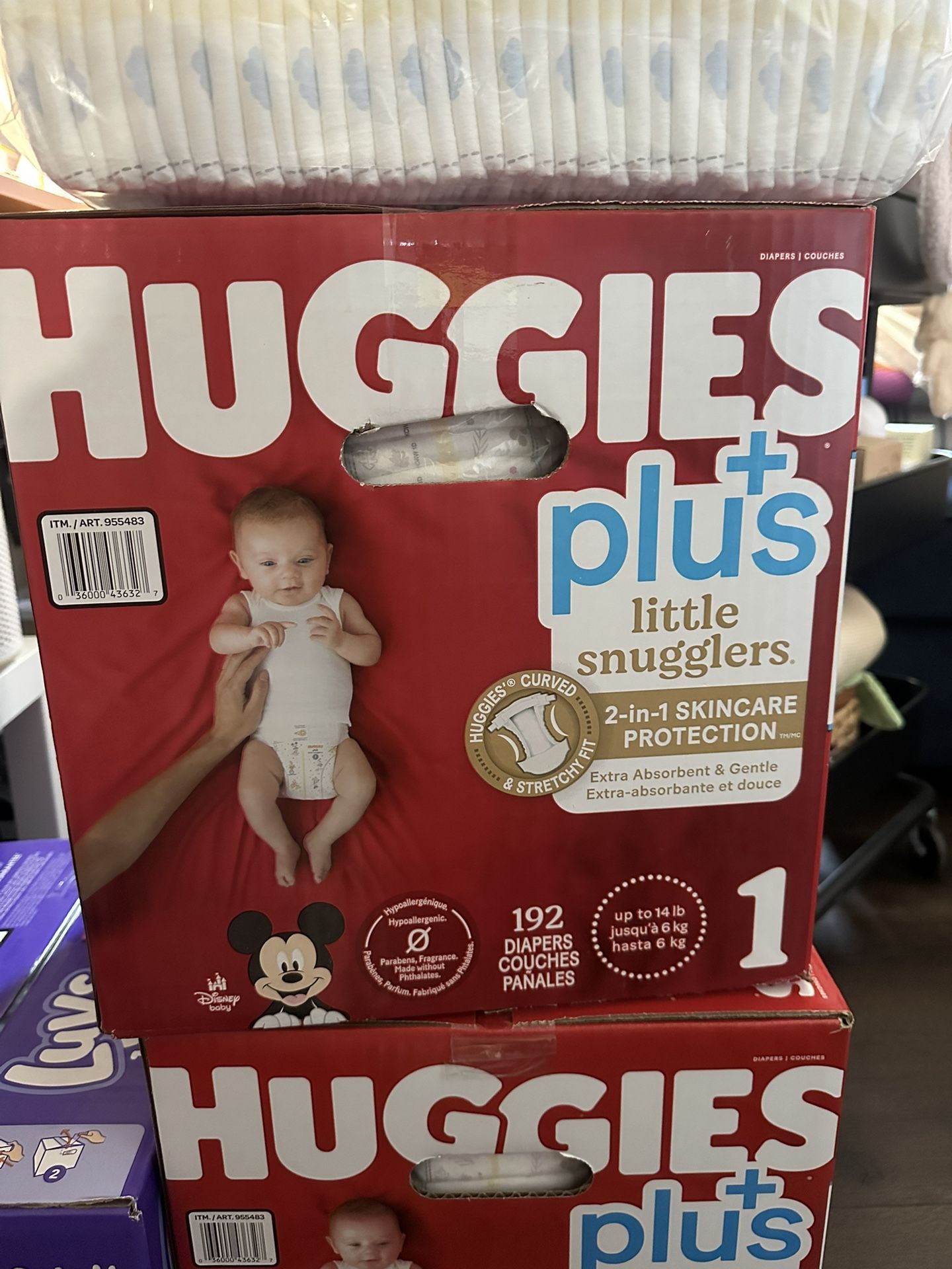 Huggies Plus Size 1 -192 Counts