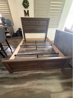 Queen bed frame