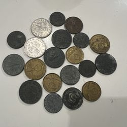 Old German Coins (World War ll ) 20 pieces 