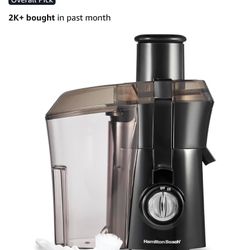 Hamilton Beach Juicer Machine, Big Mouth 3" Feed Chute for Whole Fruits and Vegetables, Easy to Clean, Centrifugal Extractor, Vegetable & Fruit Juicer