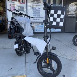Electric Bike With Basket 