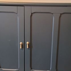 Dark Blue-Green Cabinet LOMMARP