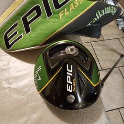 EXCELLENT CONDITION!" LEFT HANDED! CALLAWAY EPIC FLASH SUB ZERO GOLF CLUB DRIVER 