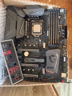 I7700k Intel CPU + z270 m7 MSI motherboard