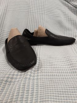 Faconnable soft Italian leather loafers men's 8