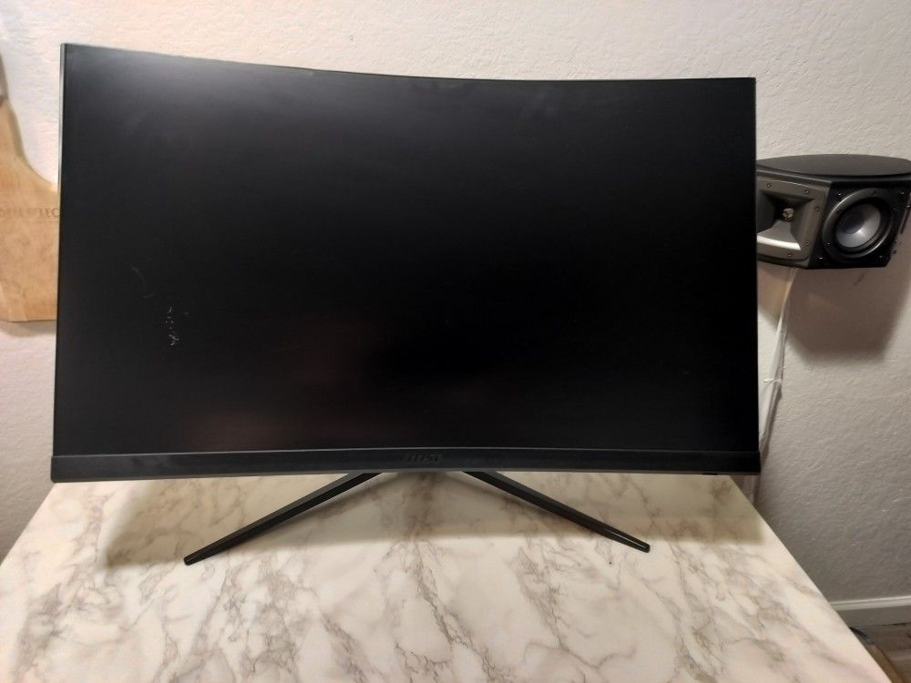 MSI G32C4, 32" Gaming Monitor, 1920 x 1080 (FHD), VA, 165Hz, FreeSync, HDMI, Displayport, Tilt