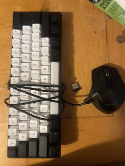 60% Keyboard And Wireless Mouse