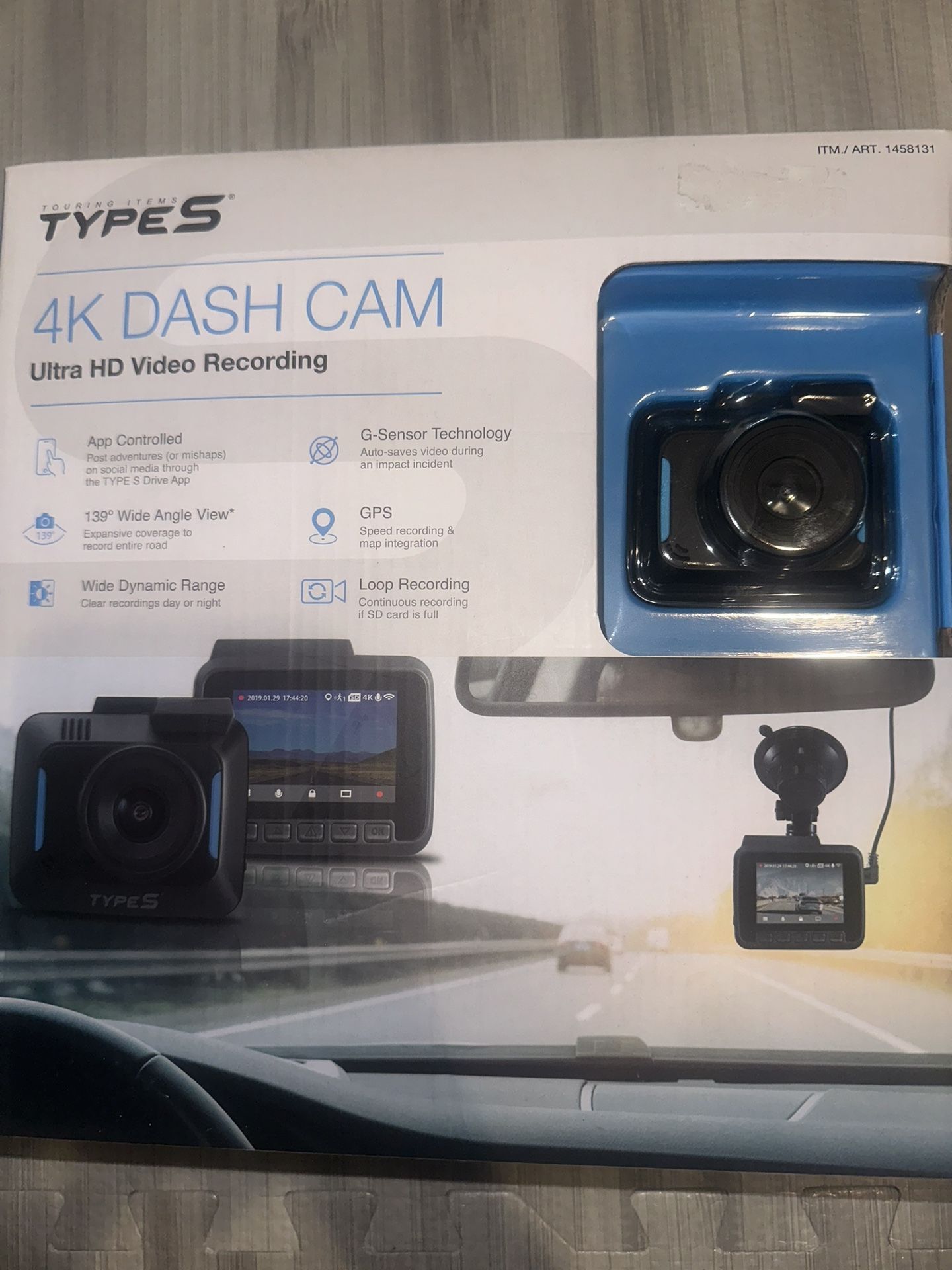 Type S 4k Dash Cam