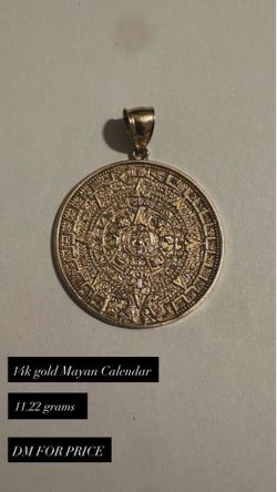 14k Mayan Calendar