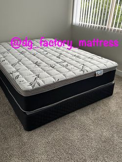 Queen Size Mattress Pillow Top 12” Thick.     All Sizes Available.    Brand New Mattress.    Delivery Available 