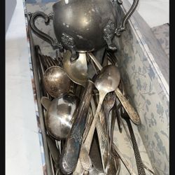 Silver Plated Utensils All For $40