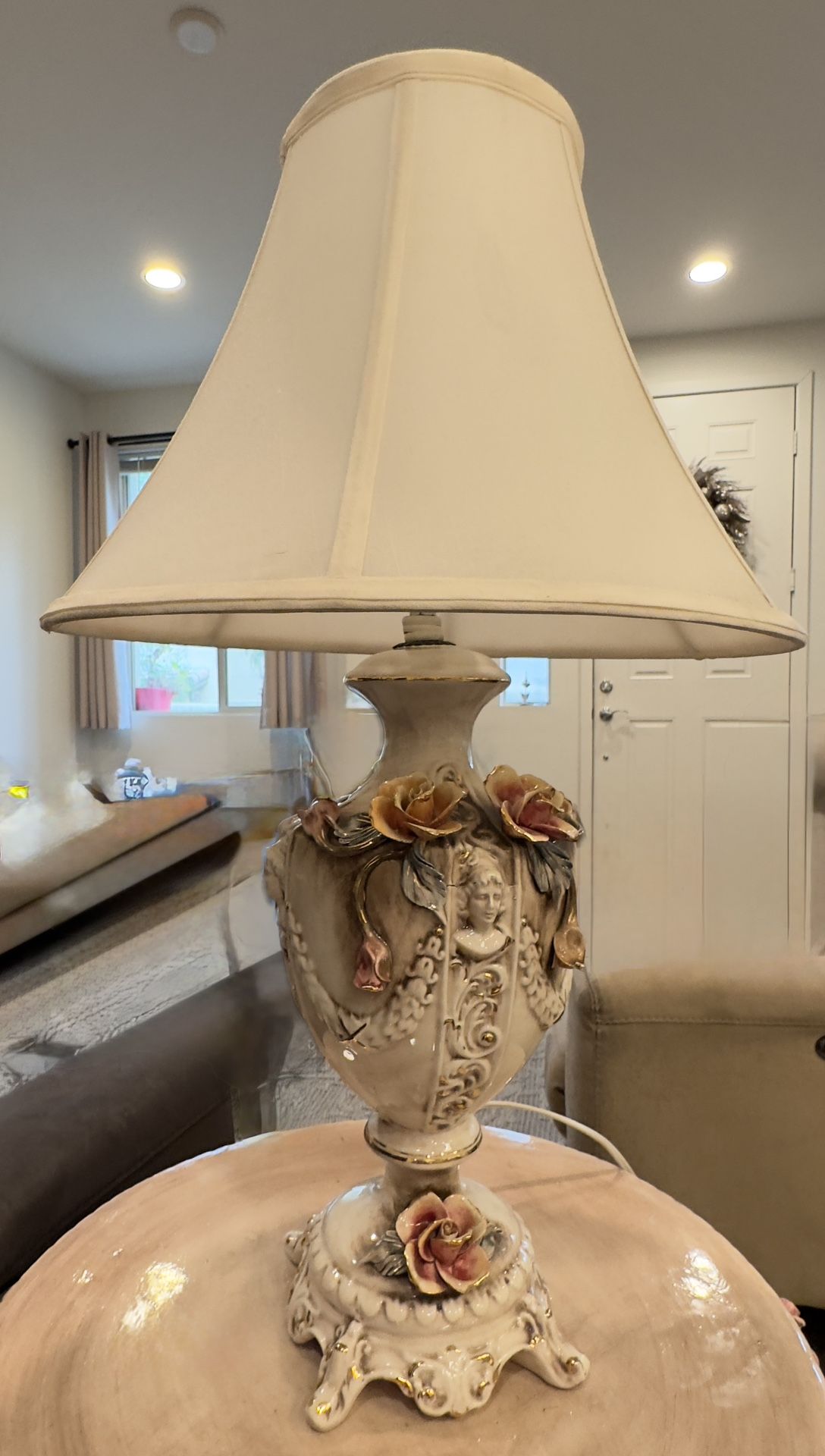 Capodimonte Italian Porcelain Table Lamp