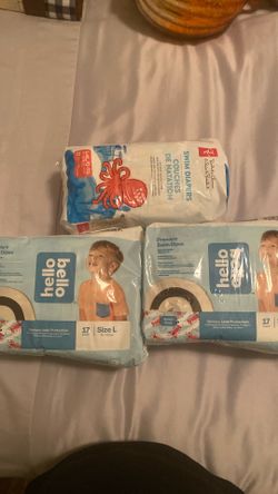 New Packages Of Swim Diapers Size L/xl