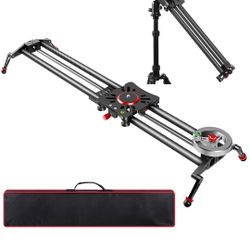 GVM GP-80FW Carbon Fiber Camera Slider with Flywheel (33″)