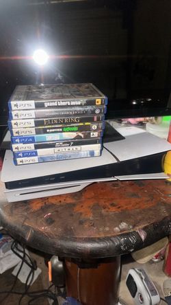 PS5 Console with 9 Games Bundle