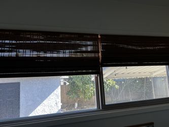 Set of 4 Cordless Bamboo Blinds