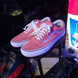 Vans Supreme Collab Iridescent Coral.. Sz..115