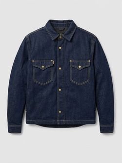 Motorcycle Riding Jacket - Denim, Size Large (Brand New)