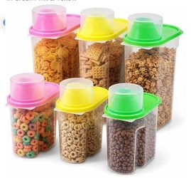 Set of 15 (9 Large 2.5-Liter and 6 Small 1.9-Liter) Airtight Food Storage Containers