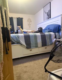 King size bedframe only