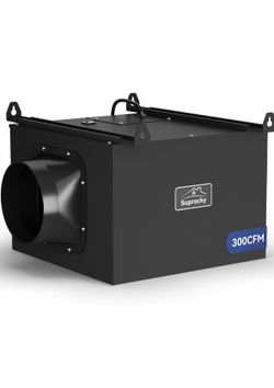 Ultra Quiet Bathroom Exhaust Fan, Remote Mount In Line Fan, Exhaust Ventilation Fan for Bathroom, Kitchen, Garage and Residential Ventilation, Black, 