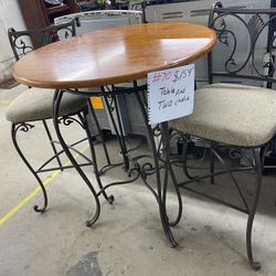 Table And Two Chairs 