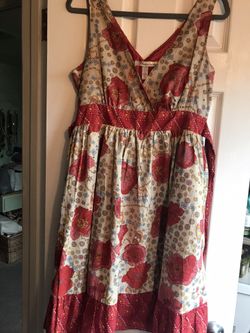 American Rag Poppies Sundress