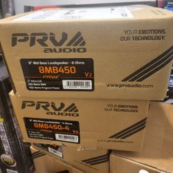 Prv 8" Speakers New