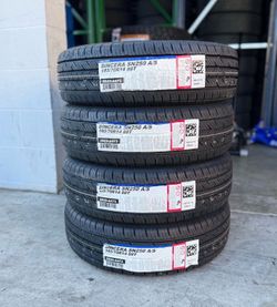 185/70/14 Falken 4 New Tires Installed And Balanced