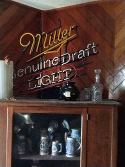 Miller Genuine Draft Light Sign 4 Sale $250 obo