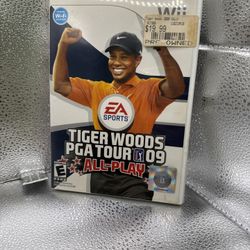 Tiger Woods PGA Tour 09: All-Play (Nintendo Wii, 2008) Complete Golfing Game