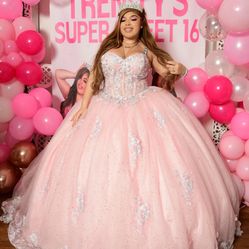 Pink Quinceanera/Sweet 16 Dress