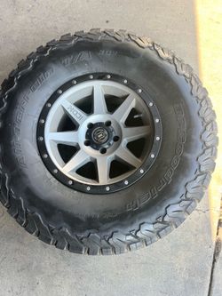 5 ICON ALLOYS REBOUND, TITANIUM, 17 X 8.5