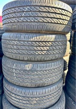 🌀🔱 215 55 R 18 Bridgestone tires en perfectas condiciones de Vida