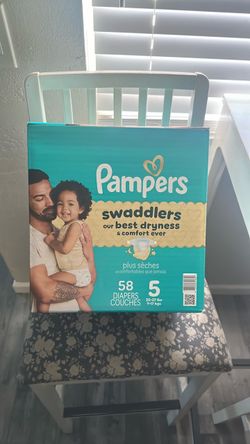 Pampers Swaddlers Size 5 Diapers 58 Count