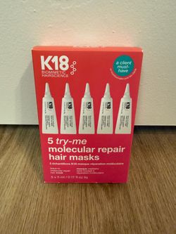 Brand New K18 Biomimetic Hairscience Molecular Repair Hair Mask - Individual Pouches