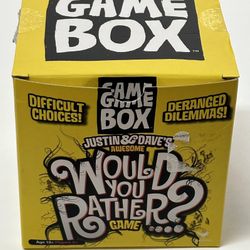 Justin & Dave’s Would You Rather - Game Box