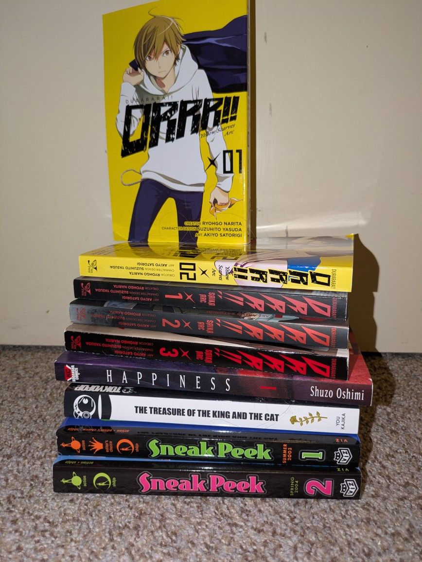 Manga - Lot Of 9 Books