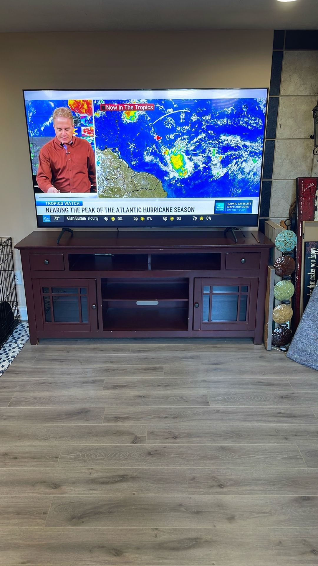 Red TV Stand