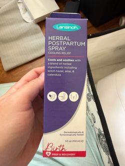 Lansinoh Herbal Postpartum Spray – Brand New - c section